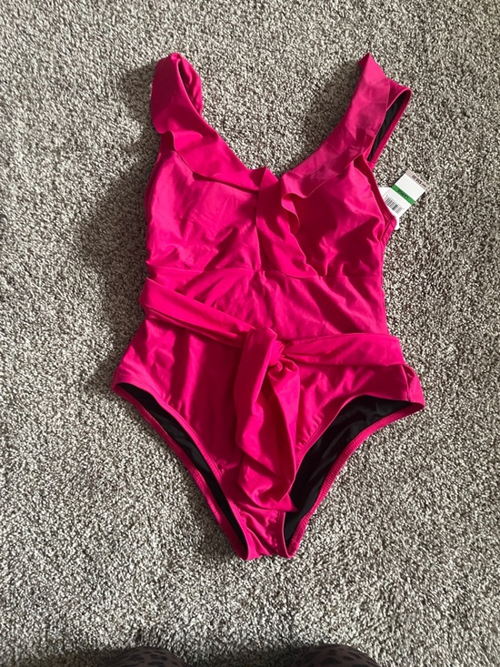 by rebecca virtue Other - Fuchsia One-Piece Swimsuit with Waist Tie